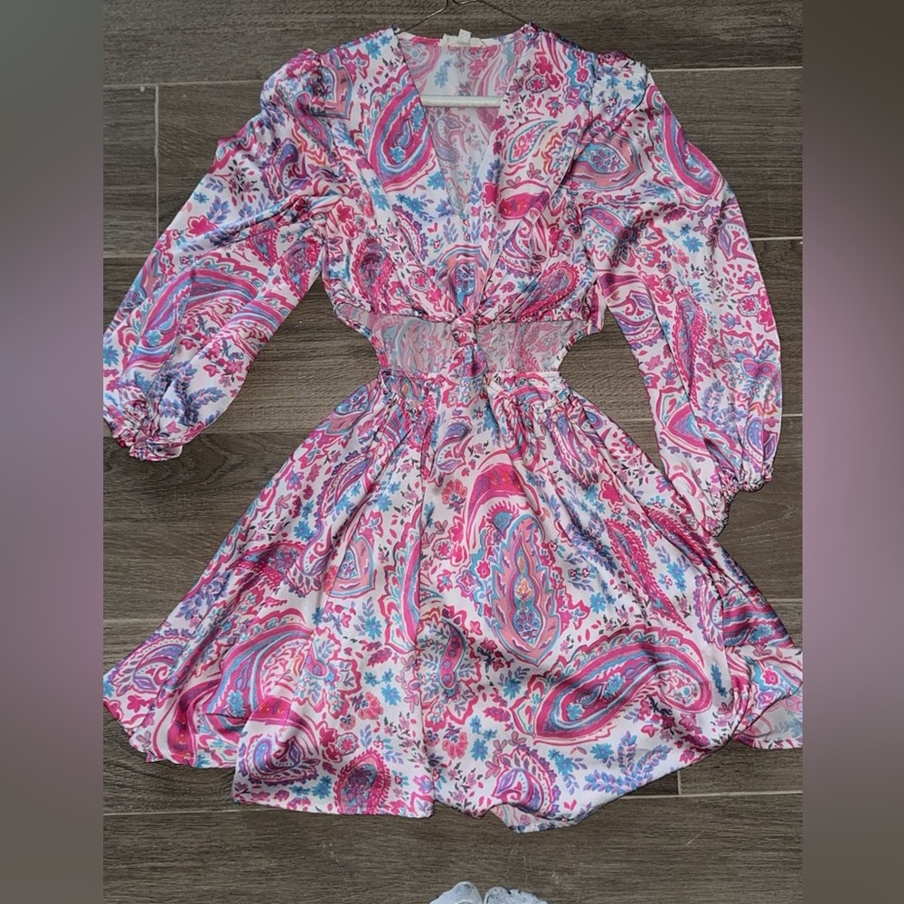 Entro Paisley Print Dress